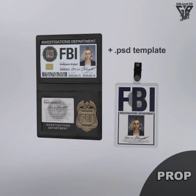 GBJ FBI ID Badges Collection