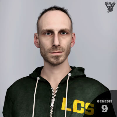 GBJ Luke for Genesis 9 by gbjett3d