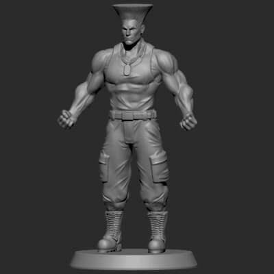 Guile of Street Fighter