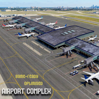 Airport Terminal Game Ready