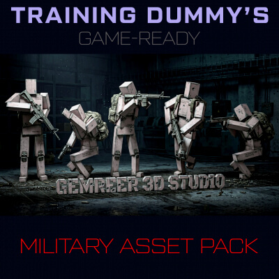 Assault Training Dummy Set