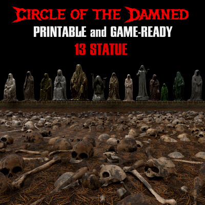 Circle of the Damned 13 Printable Fantasy Figure