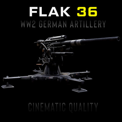 Flak 36 Anti-Aircraft WW2
