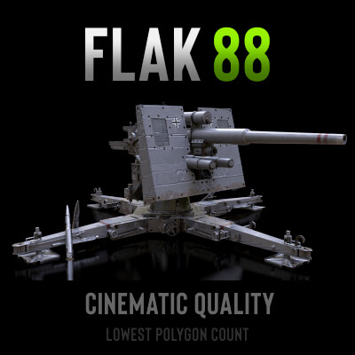 Flak 88 German Artillery