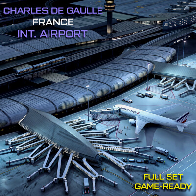 France International Airport Charles de Gaulle by gemreer
