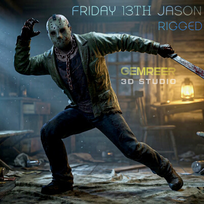 Friday the 13th Jason Full 3D Character