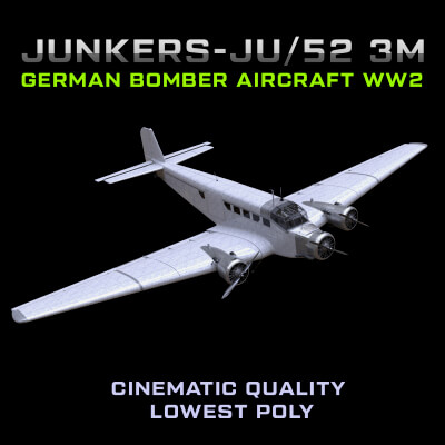 Junkers Ju 52 Bomber Aircraft