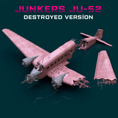 Junkers Ju52 - Destroyed Version