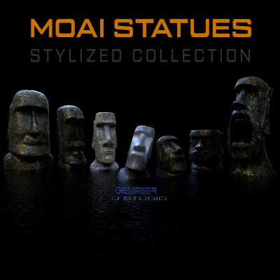 Moai Statues Premium Collection
