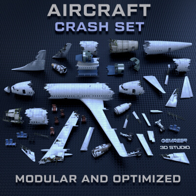 Aircraft Crash Environment Set
