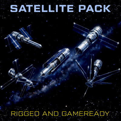 Satellite Pack - Rigged and GameReady
