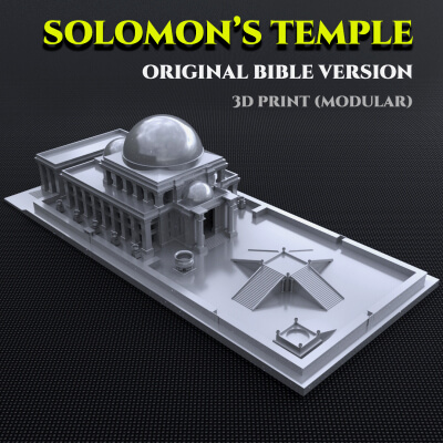 Solomon&rsquos Temple 3D Print - Original Bible Version
