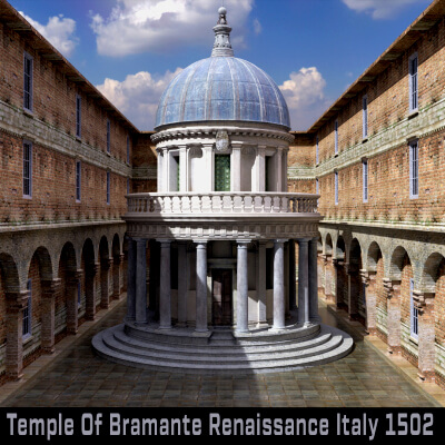 Tempietto del Bramante Renaissance Italy 1502