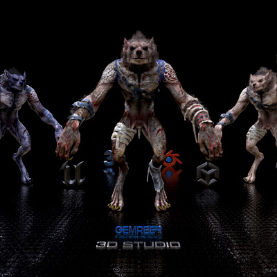 Werewolf - The Ultimate Alpha Predator RiggedOptimized