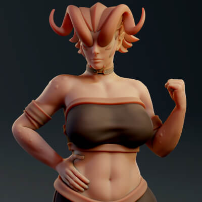 Demon Girl - Miniature