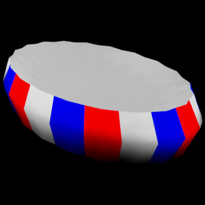 American Fourth of July Themed Serving Bowl