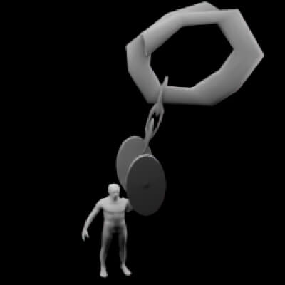 Mr Muscle Keychain