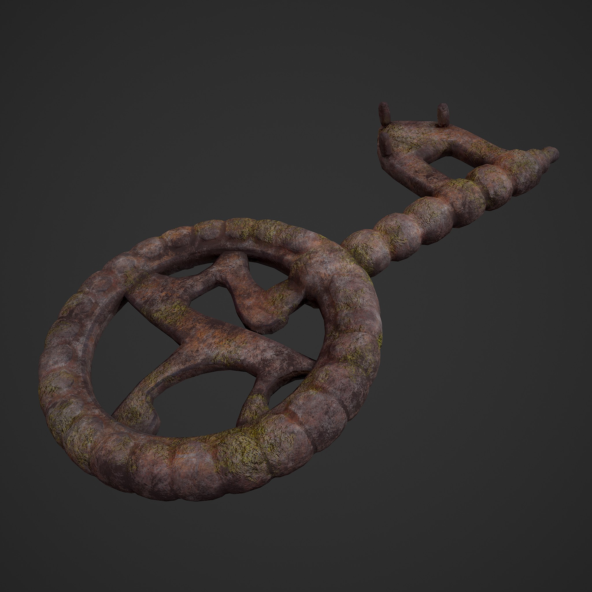 Medeval Key Handle Ancient Medieval Key - 3D Model by Get Dead Entertainment