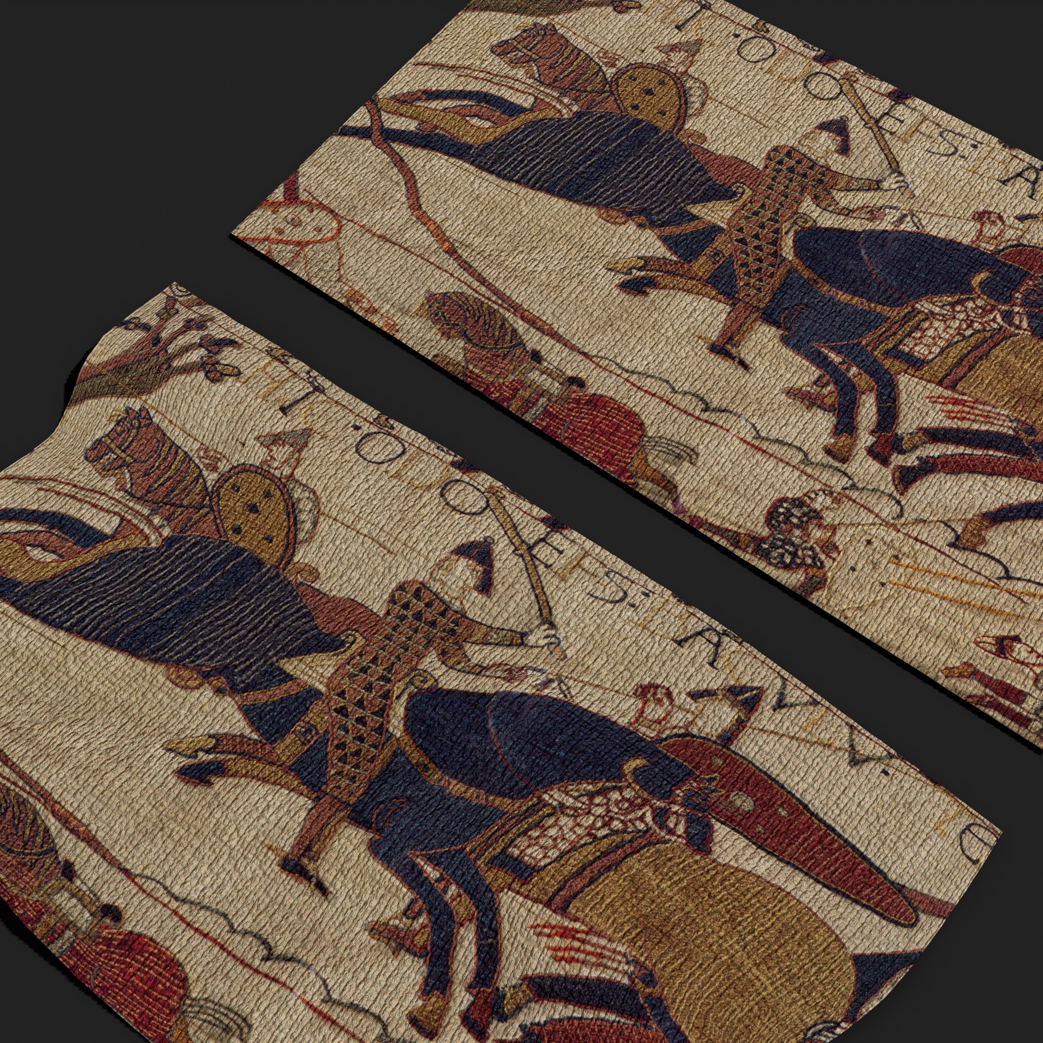 Bayeux Tapestry 3D Model by Get Dead Entertainment