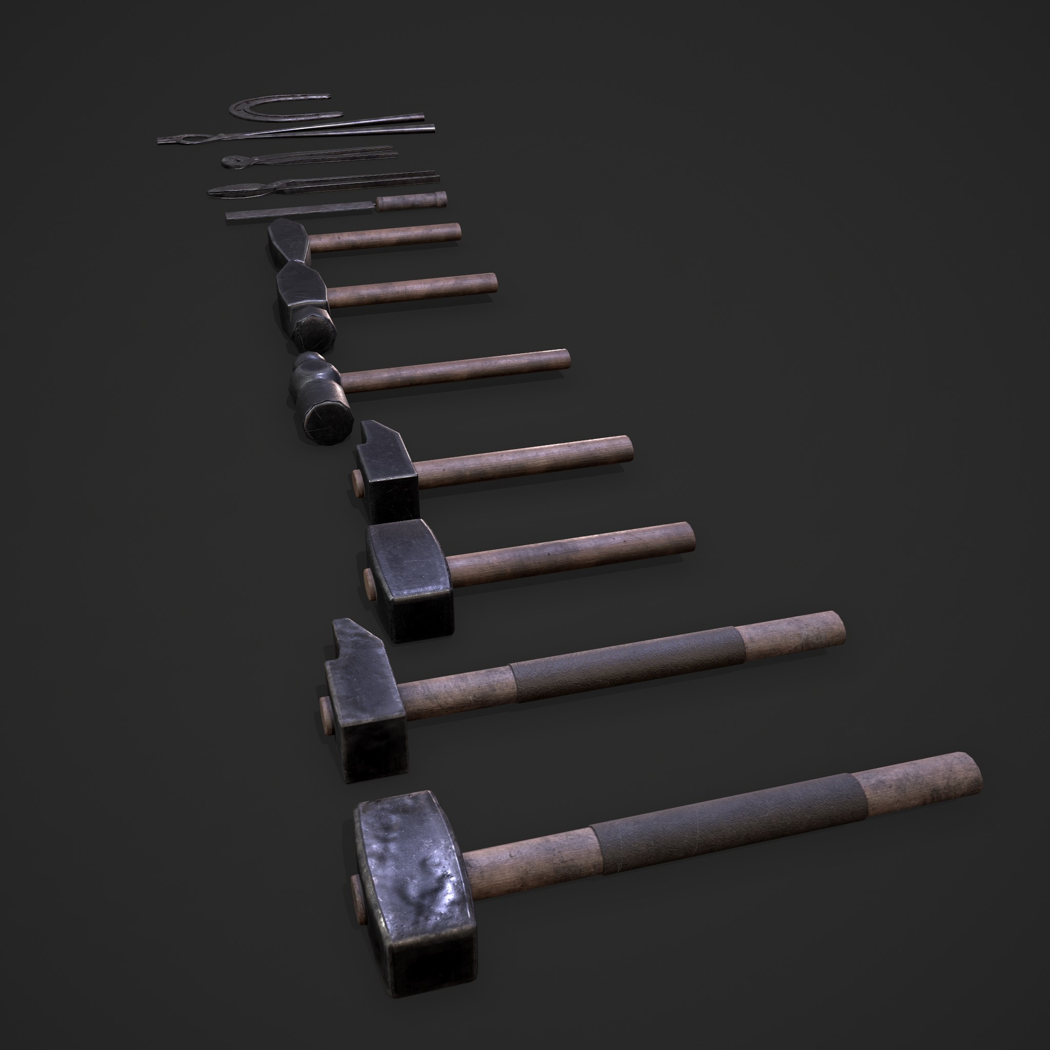Blacksmith Tools - 3D Model by Get Dead Entertainment