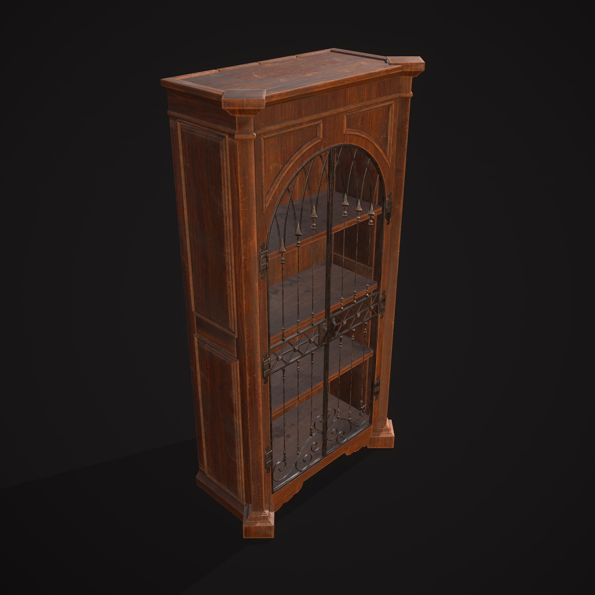Bookshelf Fancy 3D Model by Get Dead Entertainment