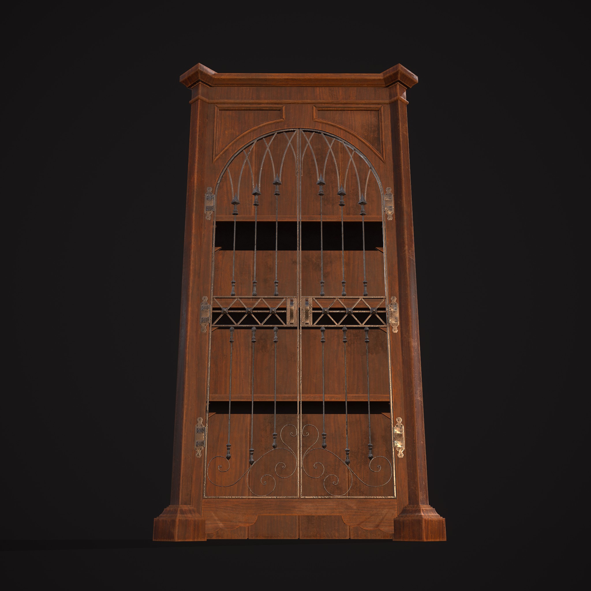 Bookshelf Fancy 3D Model by Get Dead Entertainment