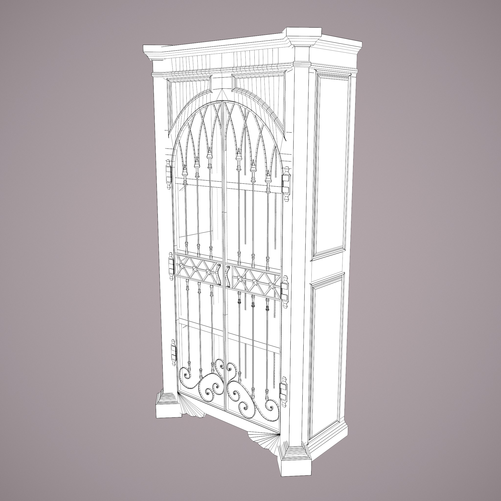 Bookshelf Fancy 3D Model by Get Dead Entertainment
