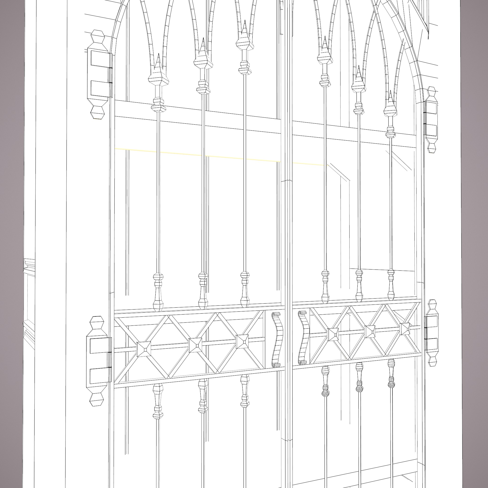 Bookshelf Fancy 3D Model by Get Dead Entertainment
