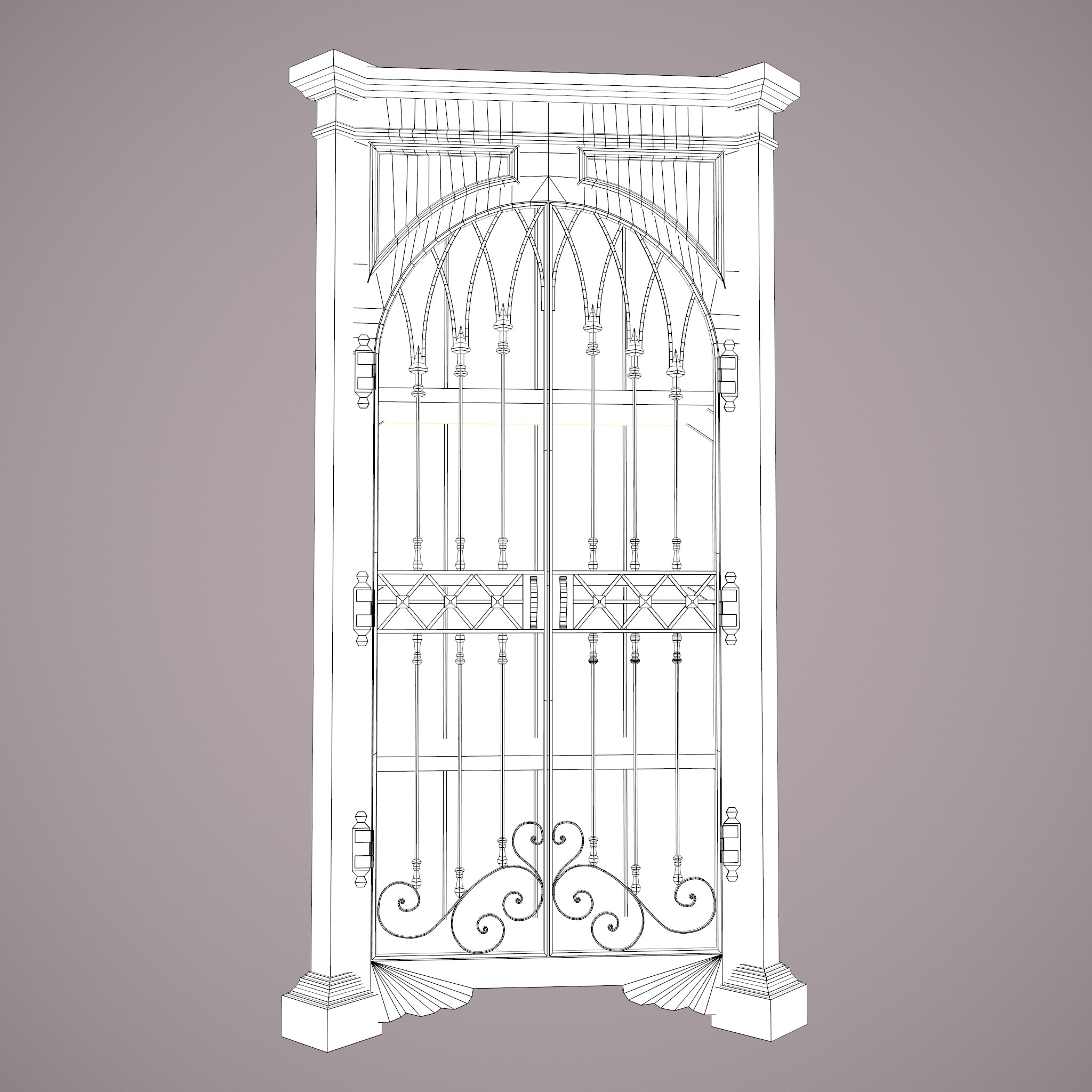 Bookshelf Fancy 3D Model by Get Dead Entertainment