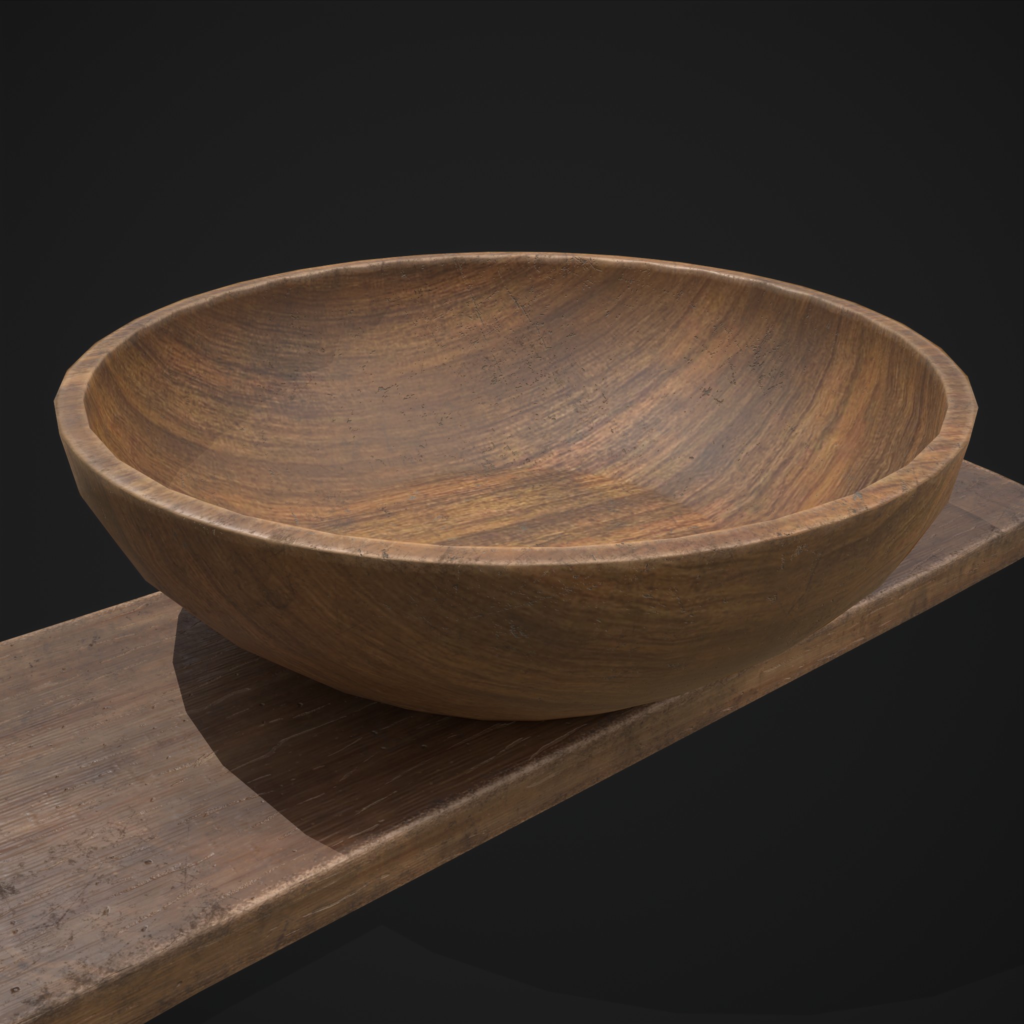 Bowl and Board 3D Model by Get Dead Entertainment