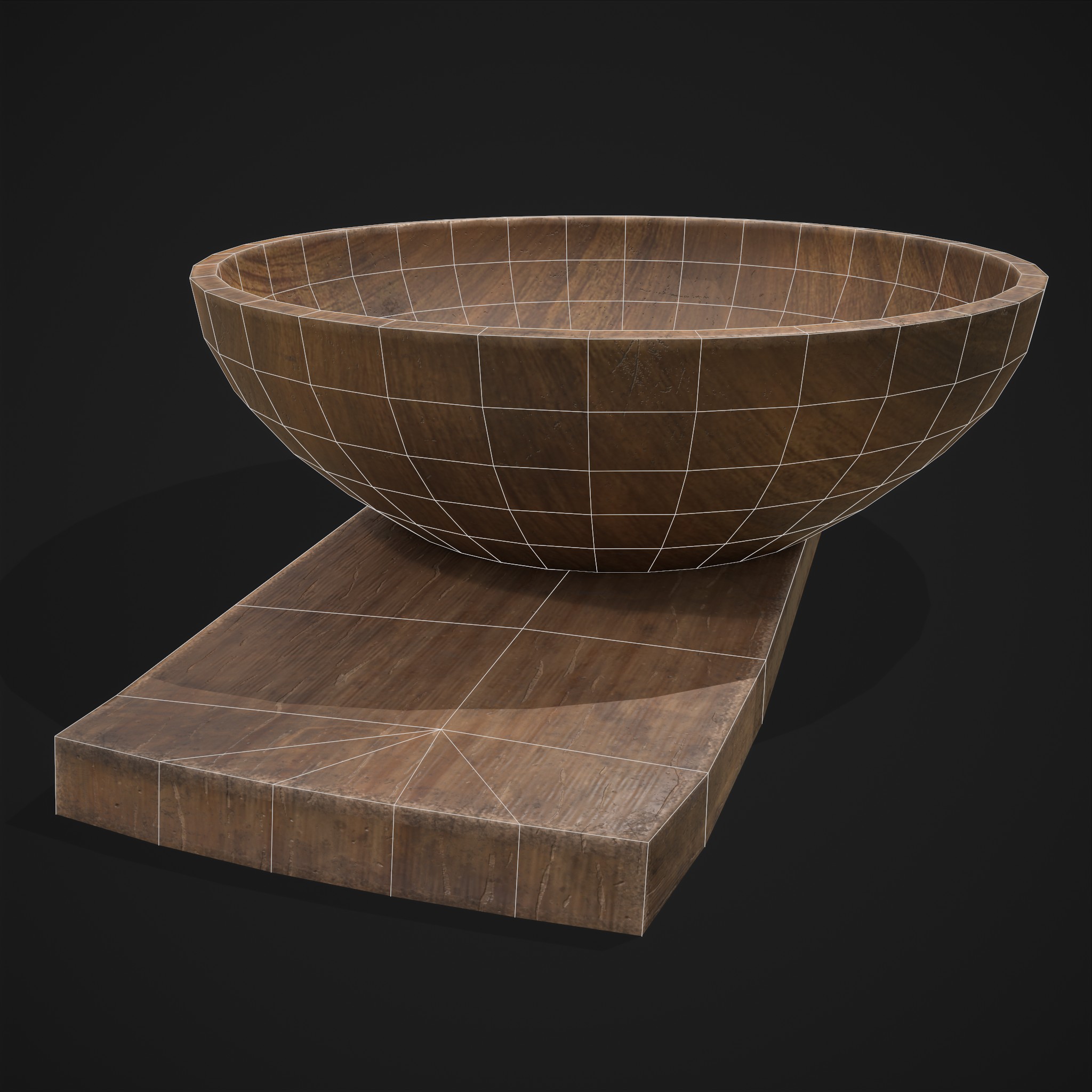 Bowl and Board 3D Model by Get Dead Entertainment