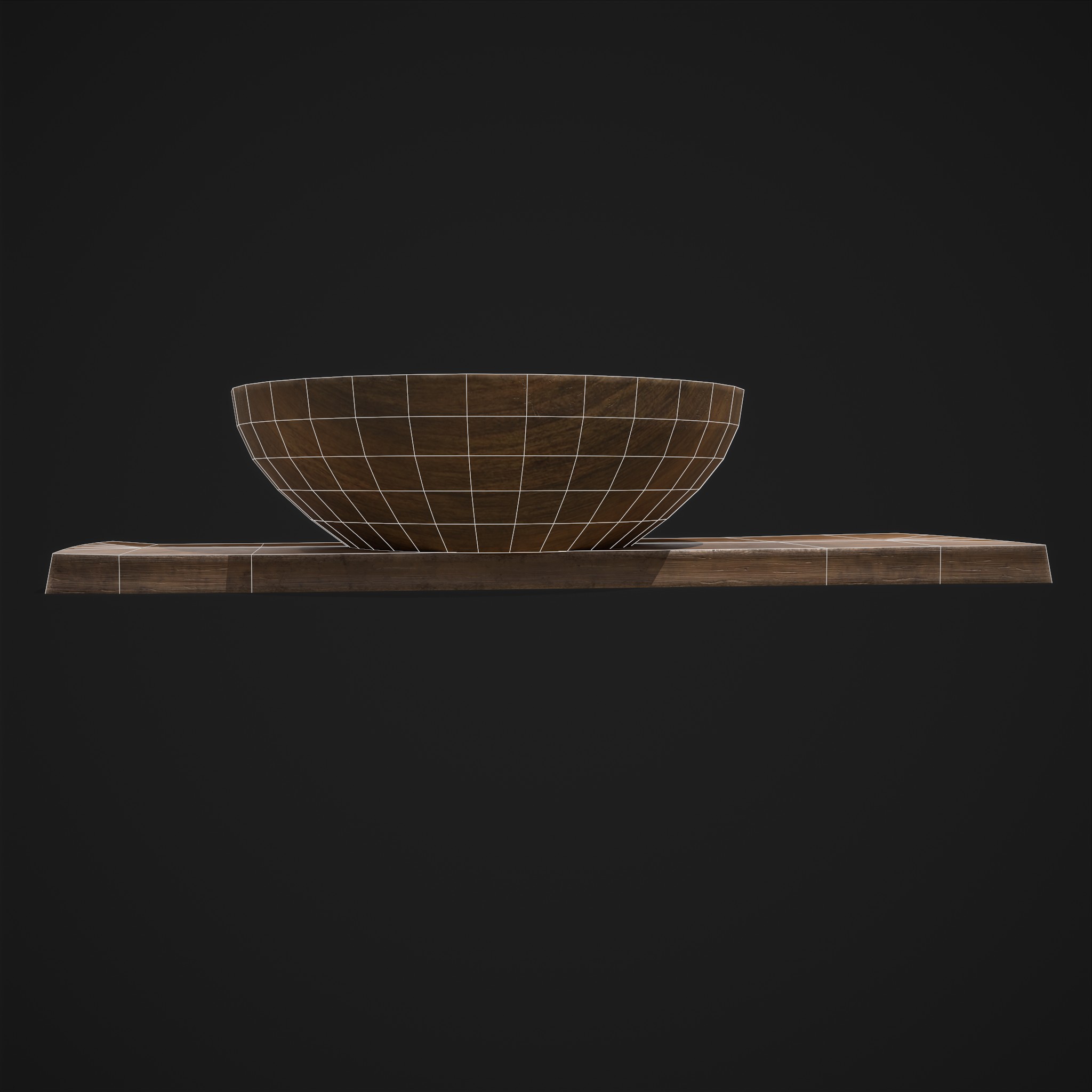 Bowl and Board 3D Model by Get Dead Entertainment