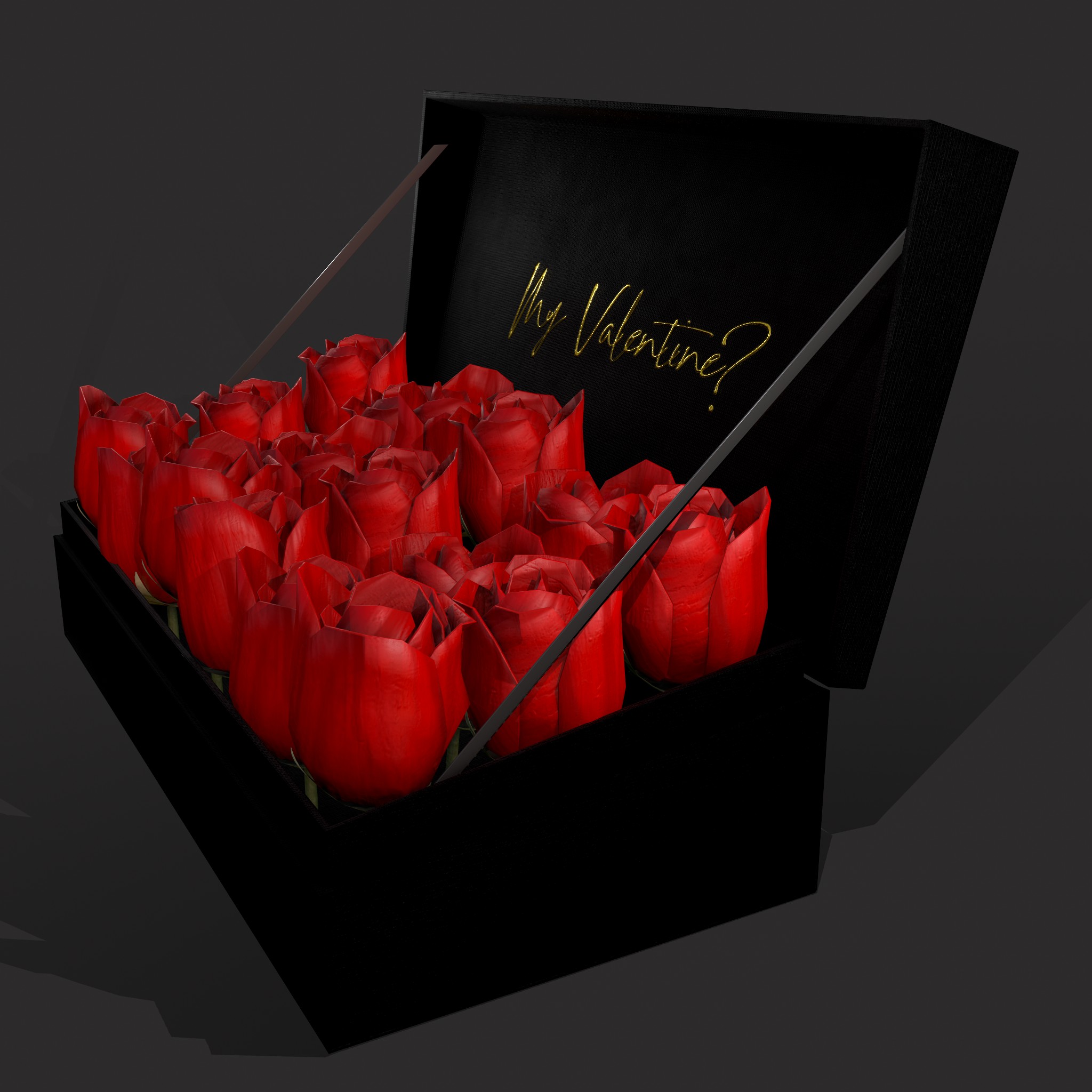 Box Of Roses Box of Roses - 3D Model by Get Dead Entertainment