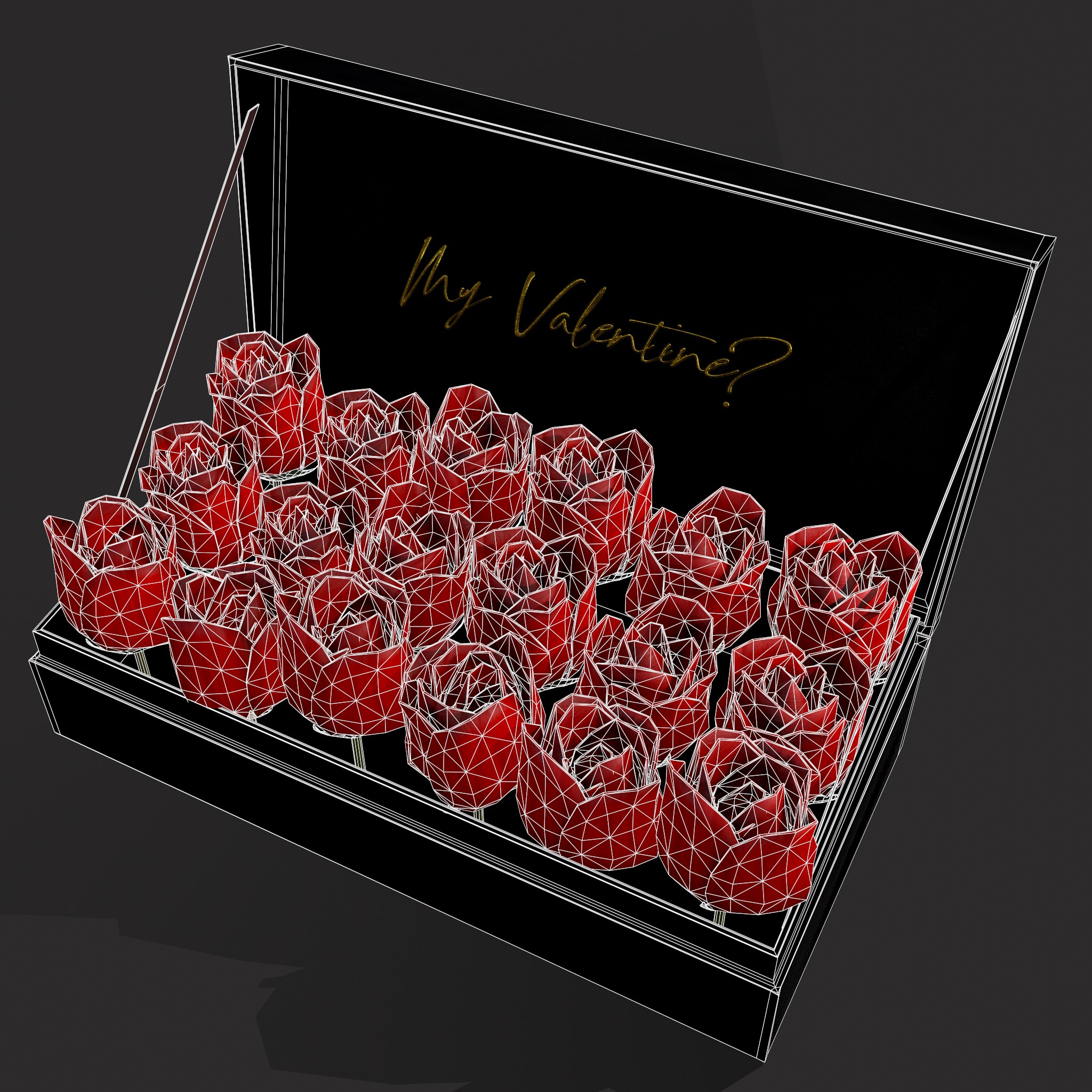 Box Of Roses Box of Roses - 3D Model by Get Dead Entertainment