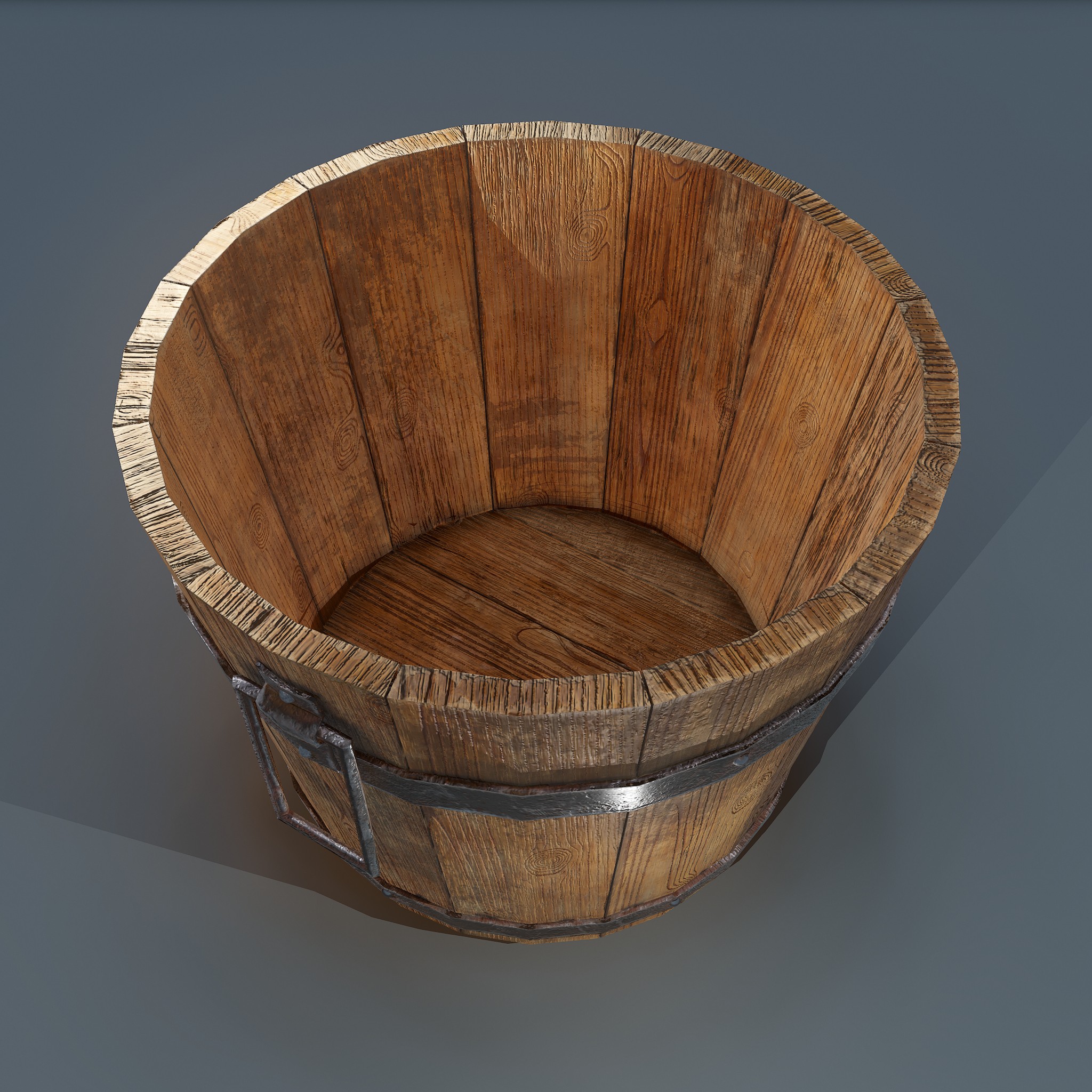 Wooden Bucket - 3D Model by Get Dead Entertainment