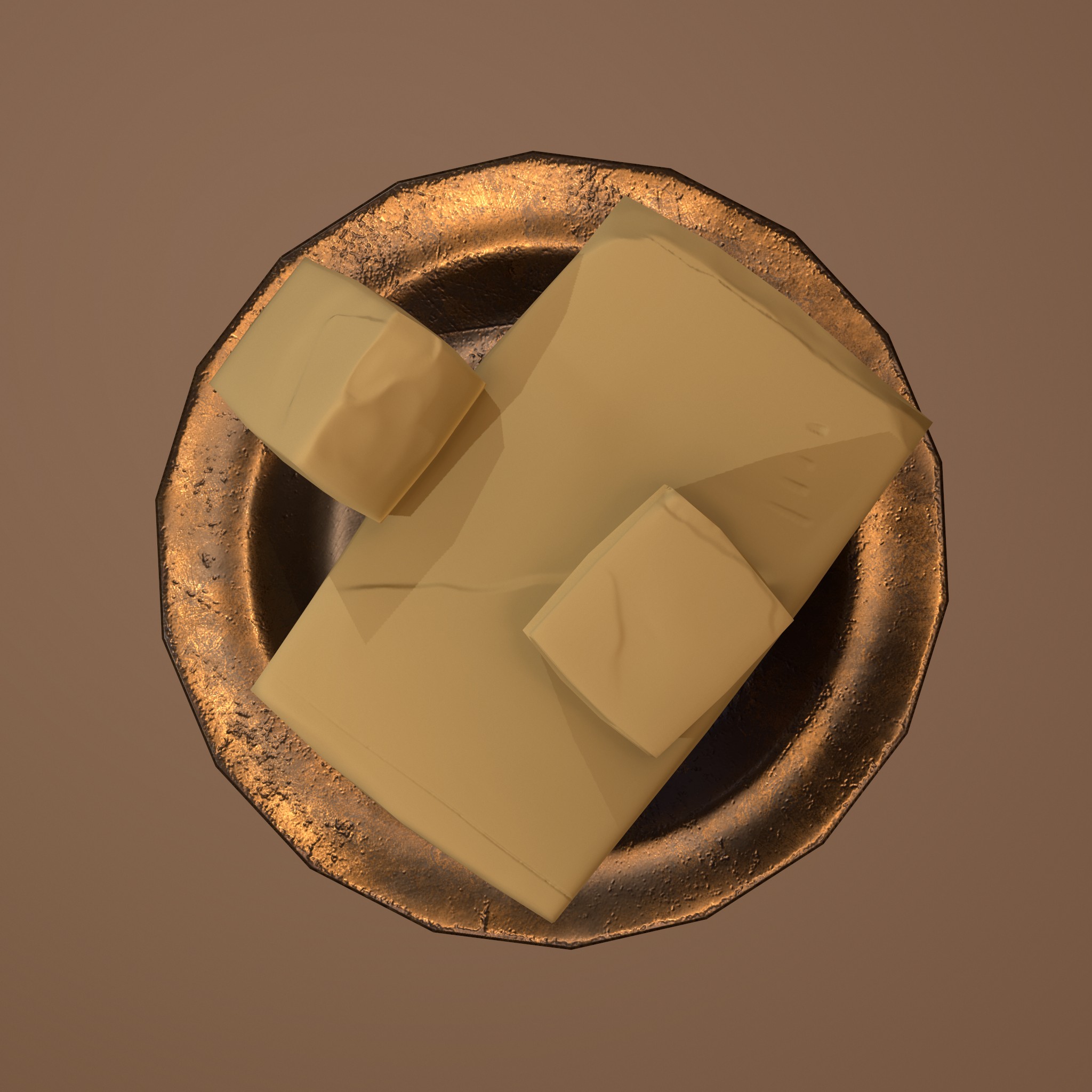 Butter Dish - Butter 3D Model by Get Dead Entertainment