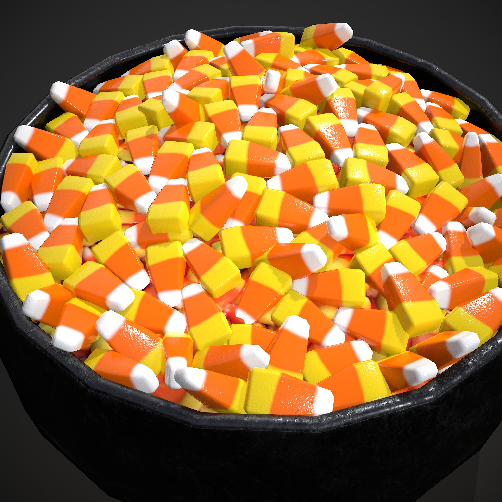 Candy Corn Bowl - 3D Model by Get Dead Entertainment