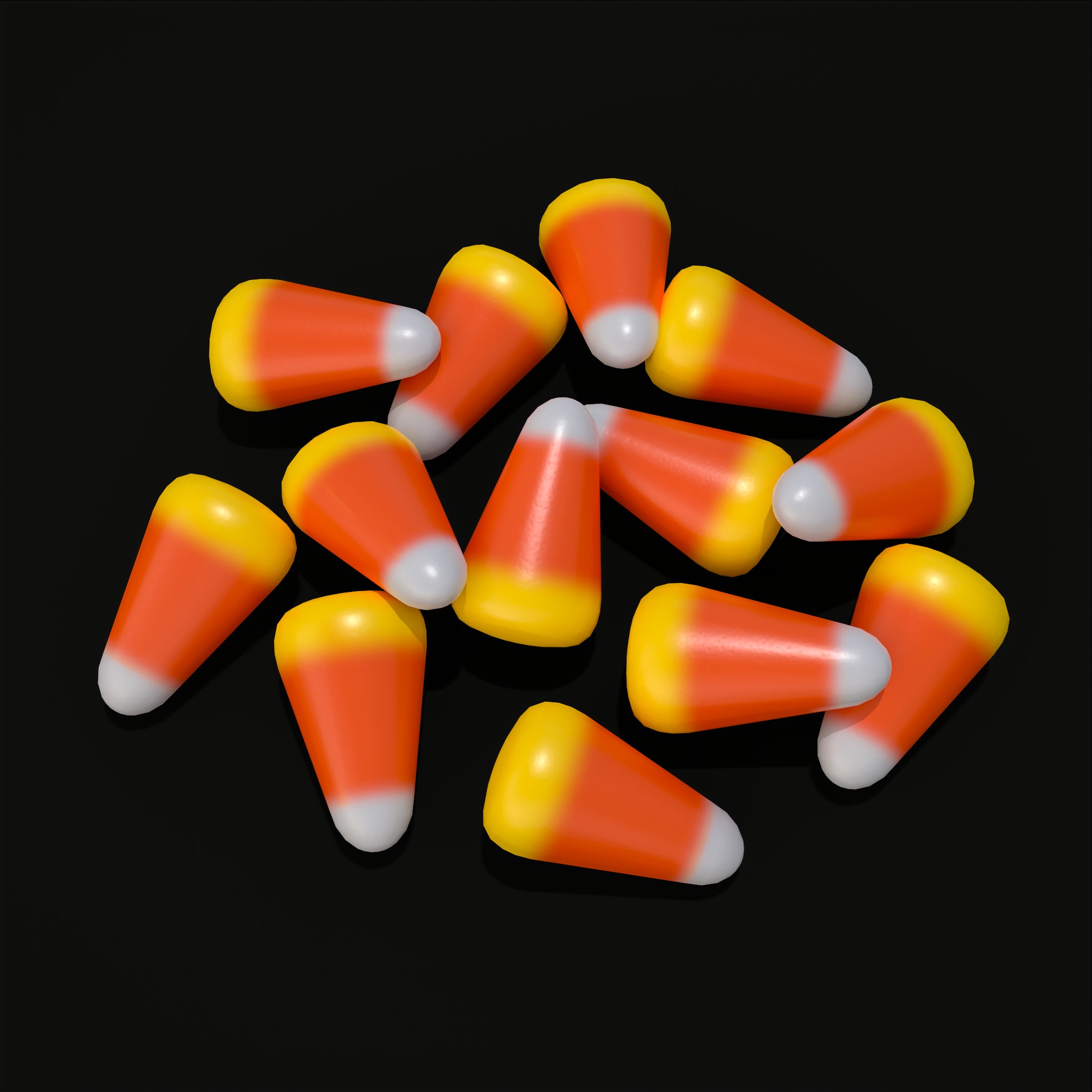 Candy Corn Pile 3D Model by Get Dead Entertainment