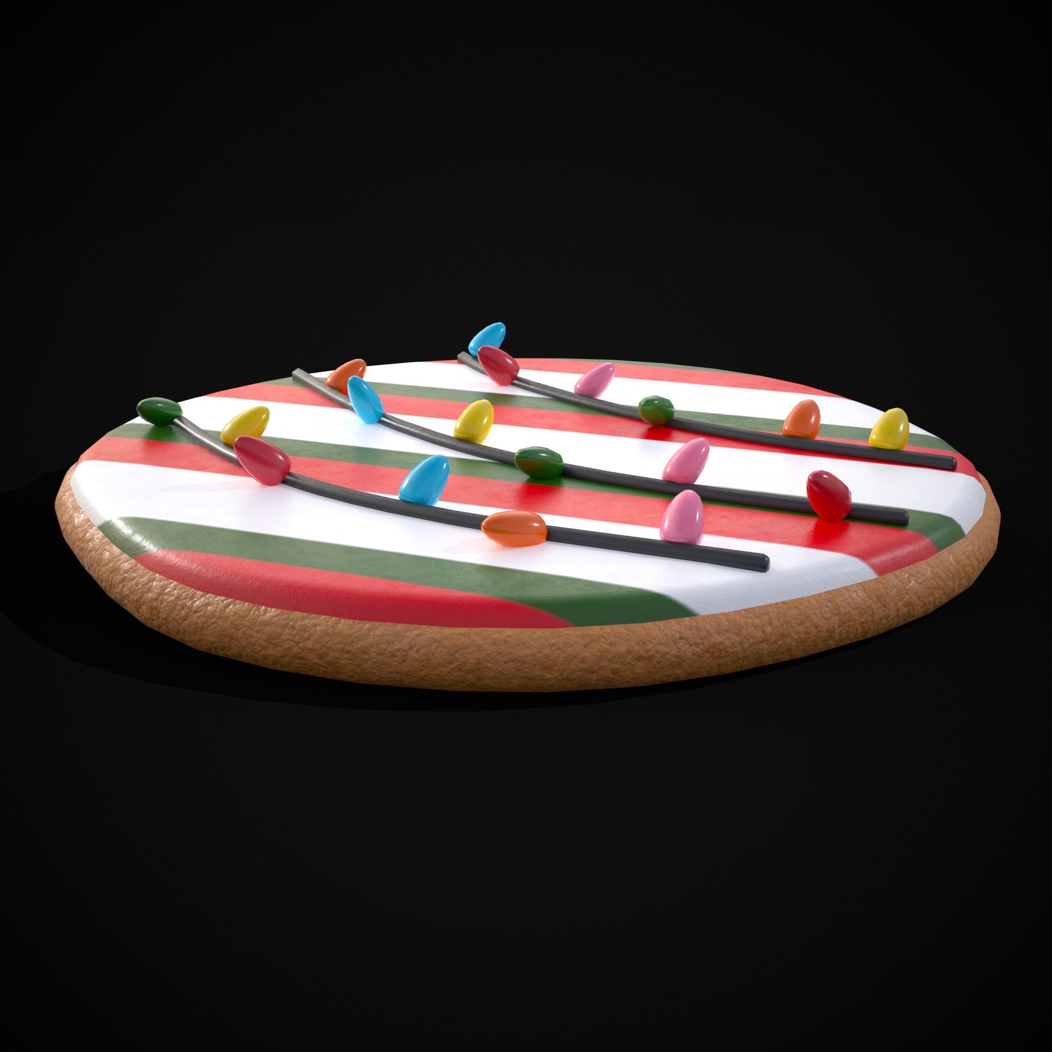 Christmas Lights Cookie - 3D Model by Get Dead Entertainment