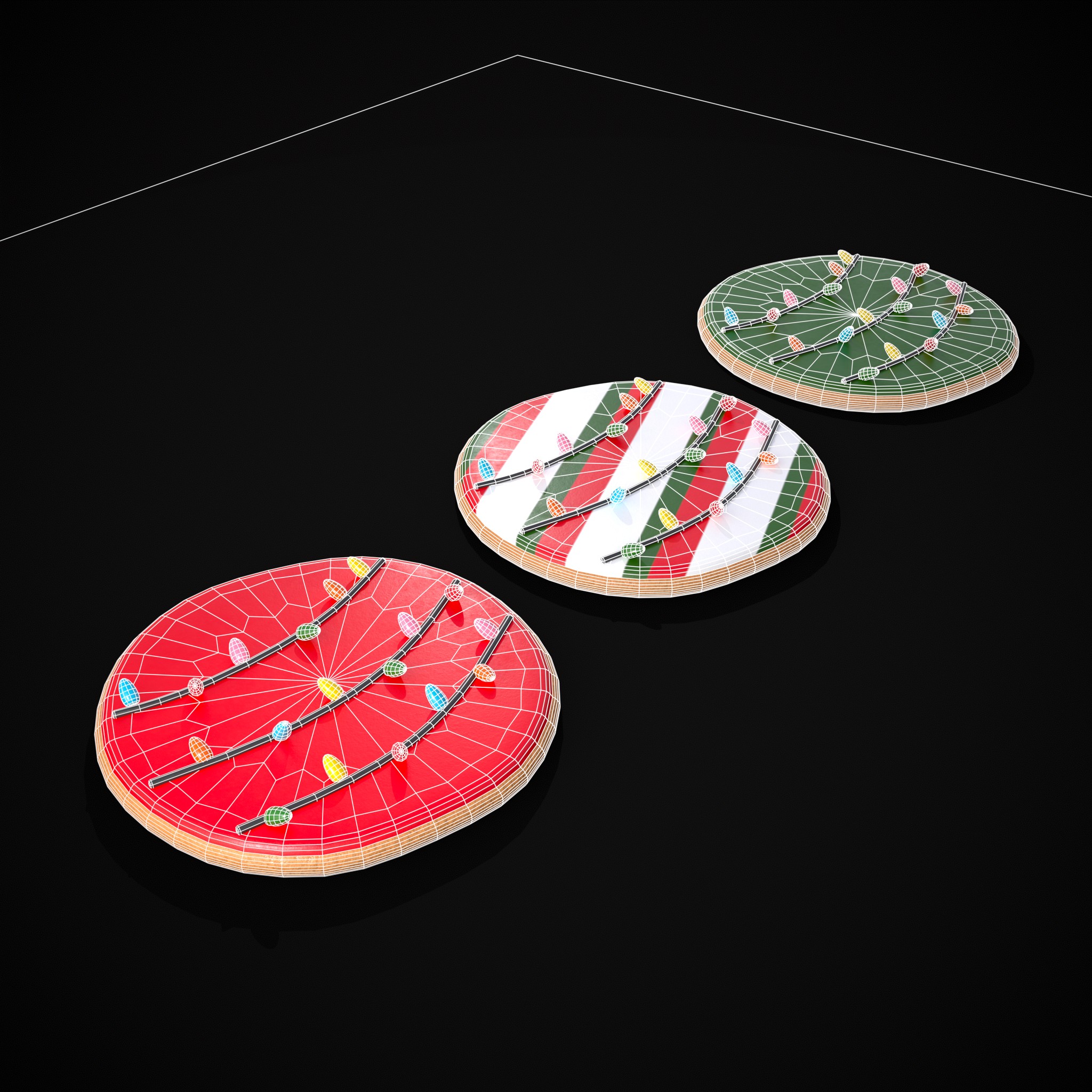 Christmas Lights Cookie - 3D Model by Get Dead Entertainment