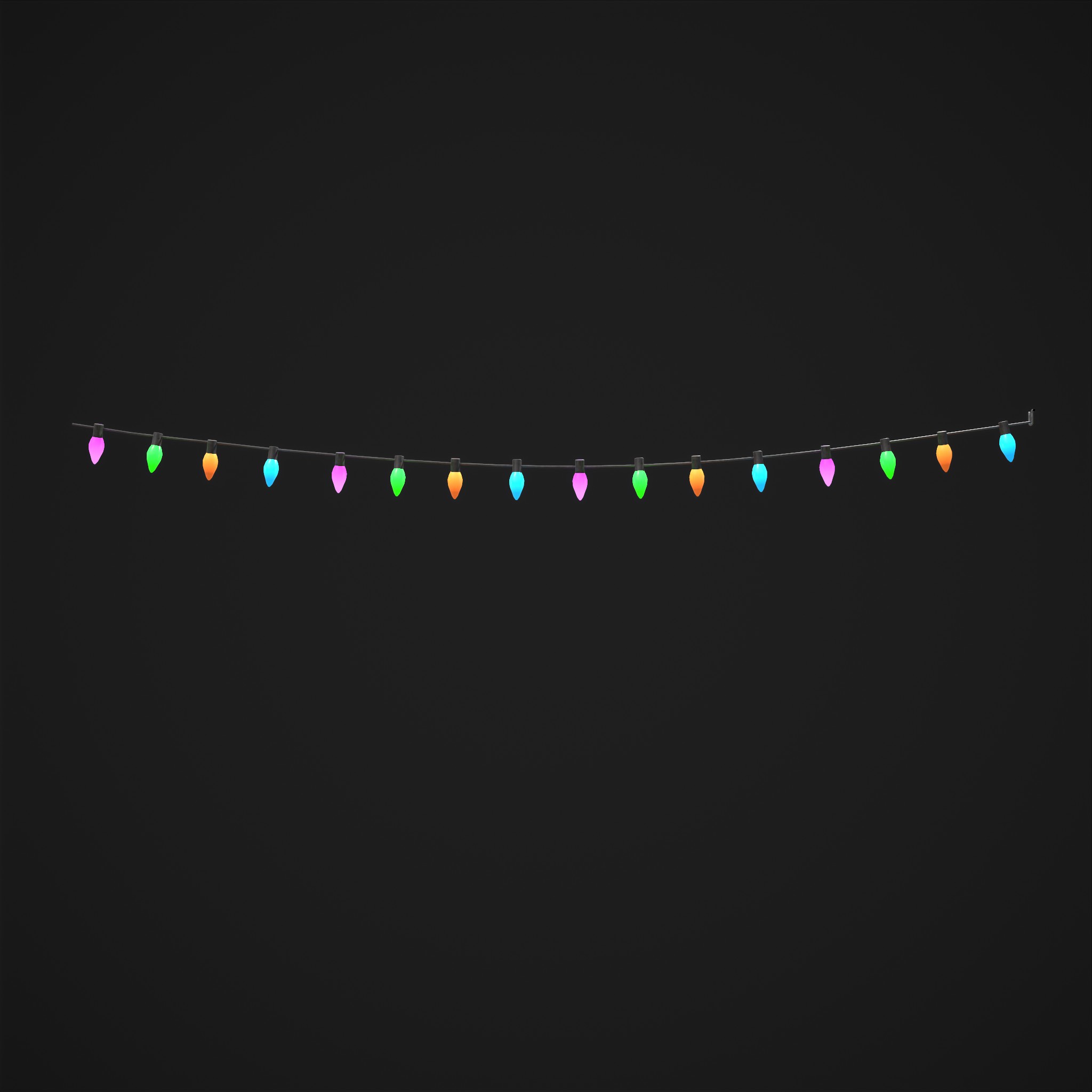 Christmas Lights 3D Model by Get Dead Entertainment