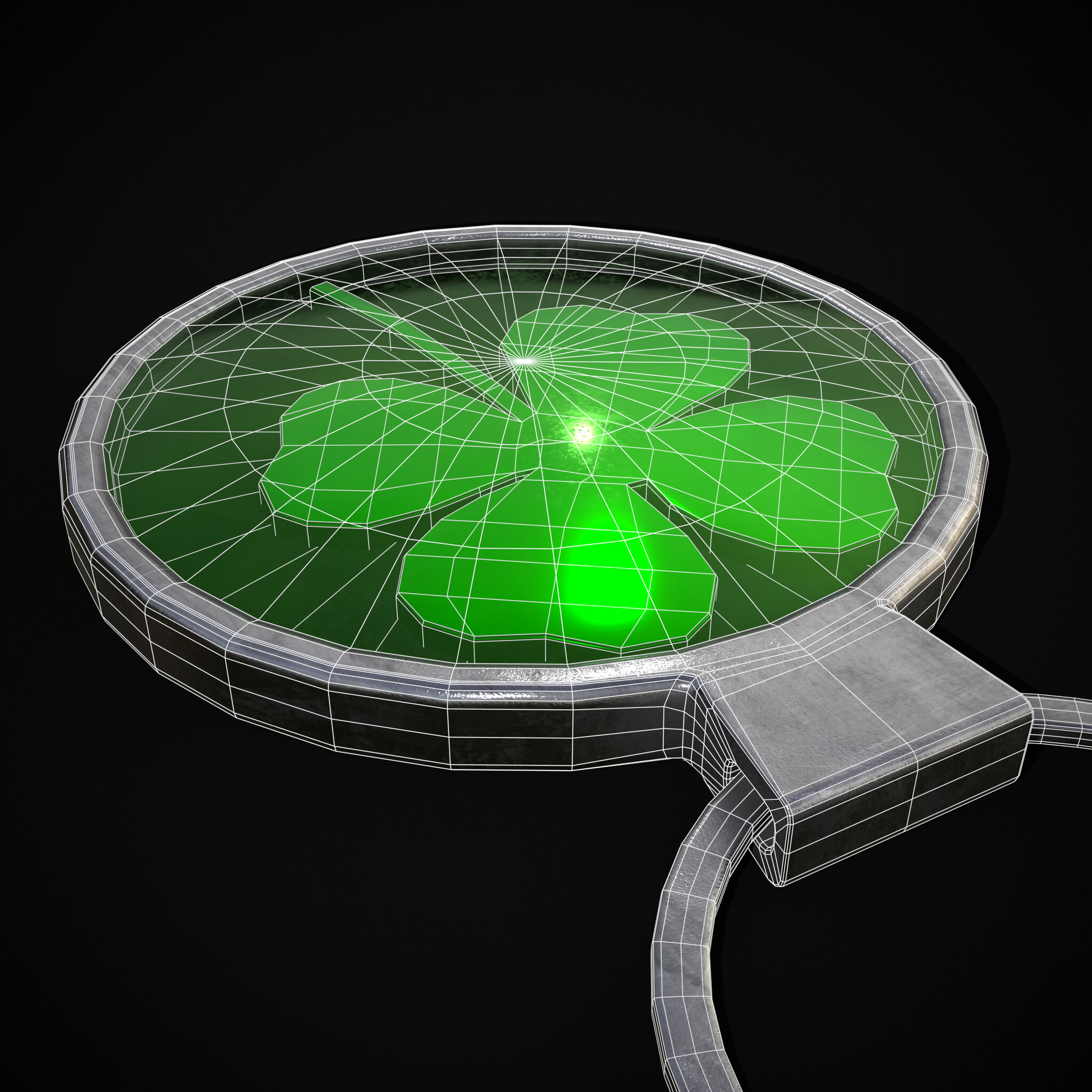 Clover Key Ring - 3D Model by Get Dead Entertainment