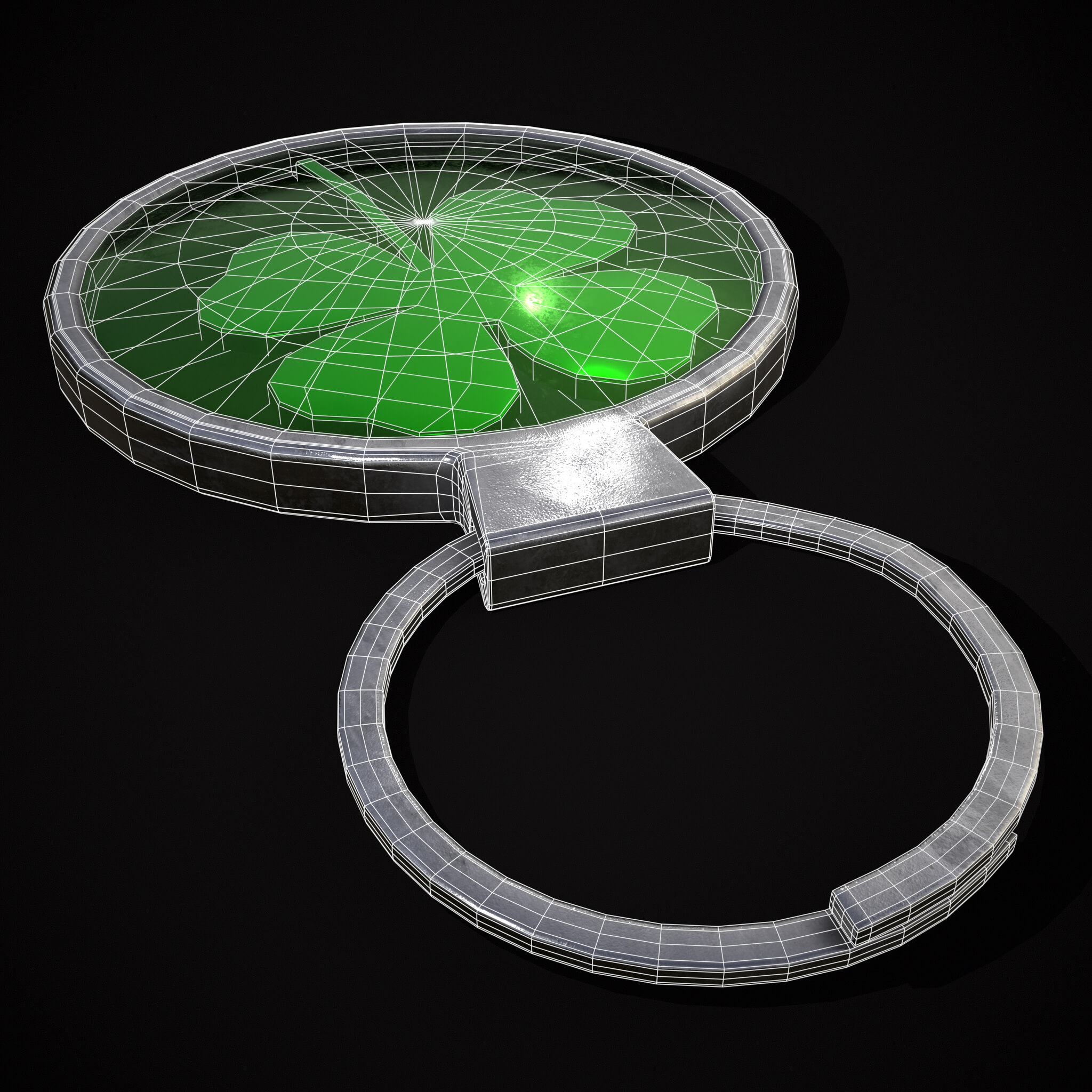 Clover Key Ring - 3D Model by Get Dead Entertainment