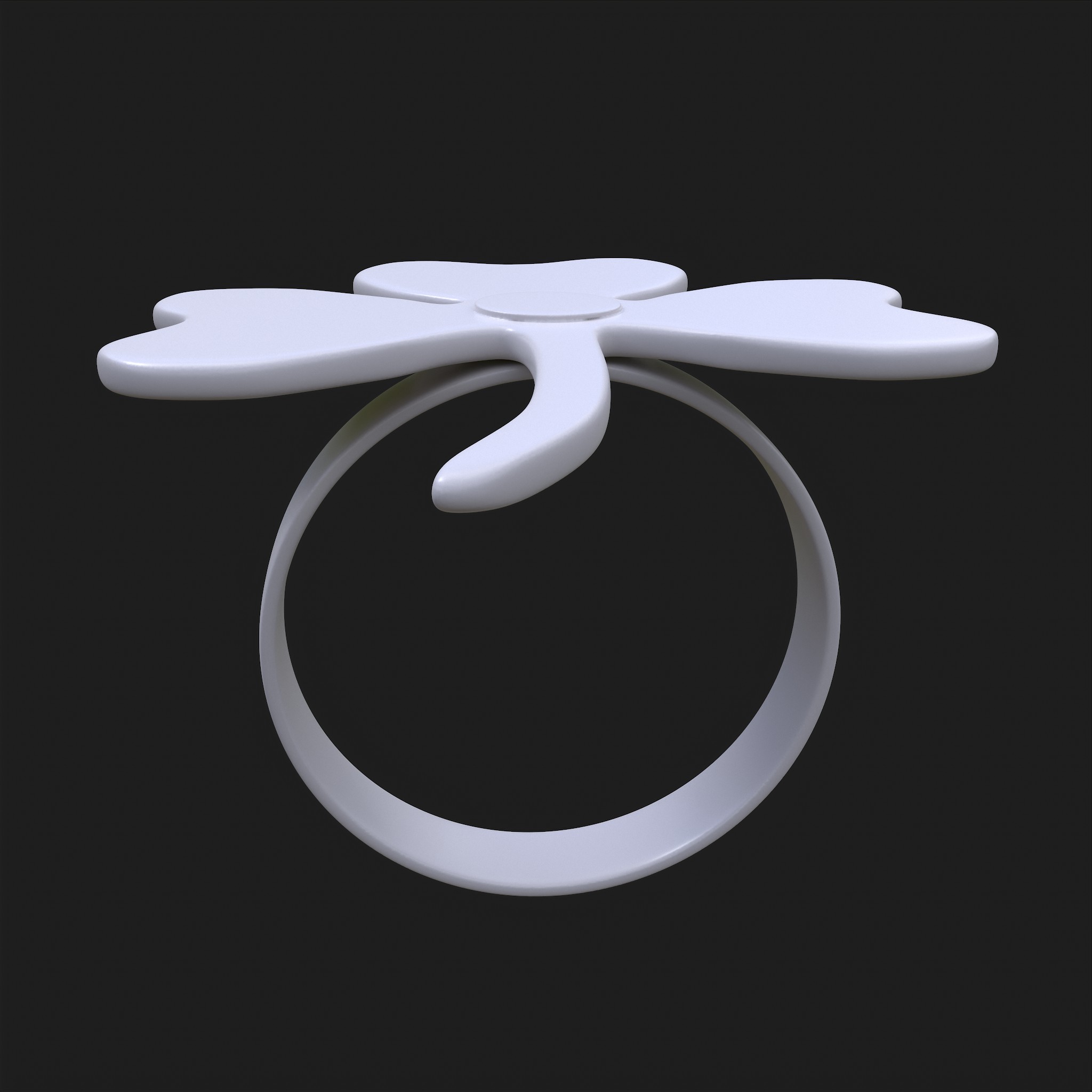 Clover Ring - 3D Print Model by Get Dead Entertainment
