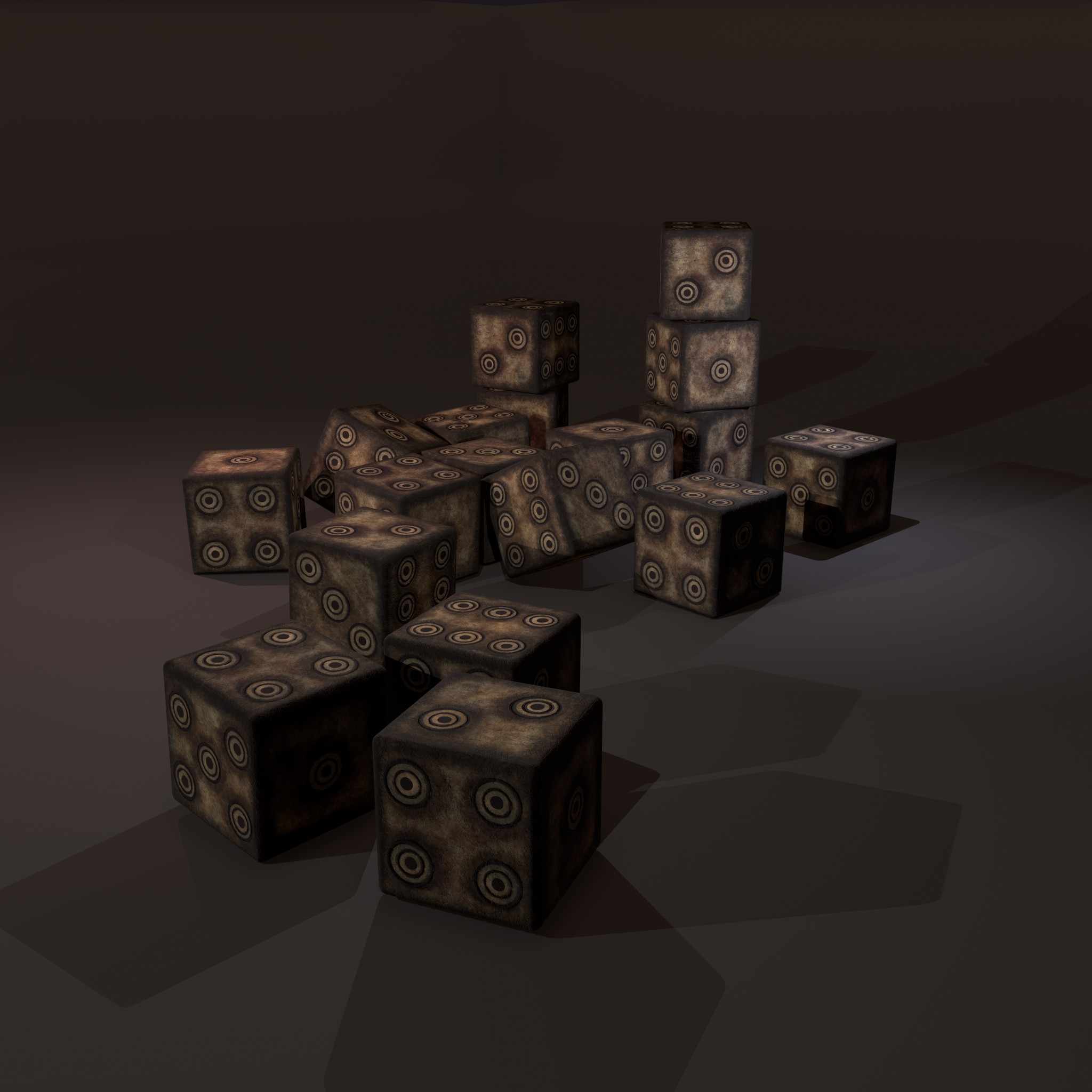 Dice Packages Free 3D Model by Get Dead Entertainment