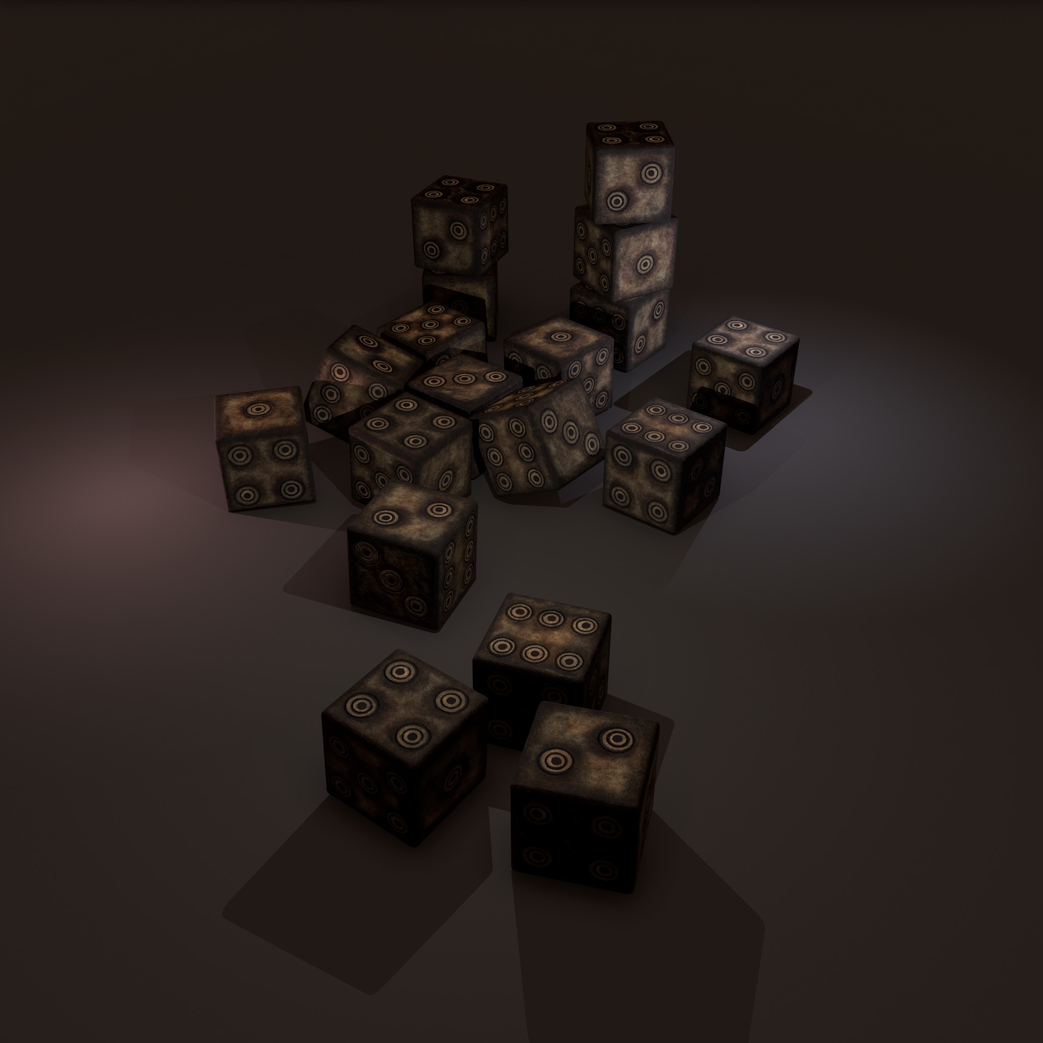 Dice Packages Free 3D Model by Get Dead Entertainment