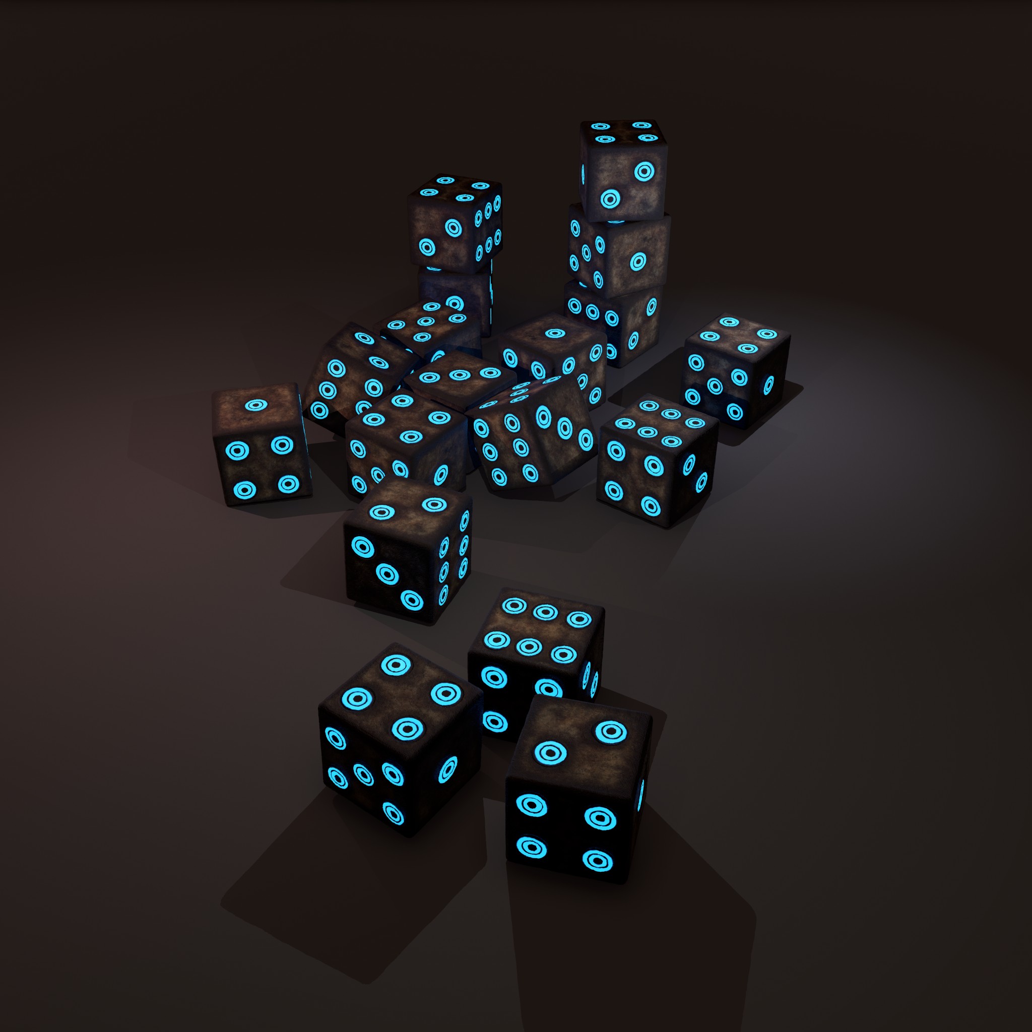 Dice Packages Free 3D Model by Get Dead Entertainment