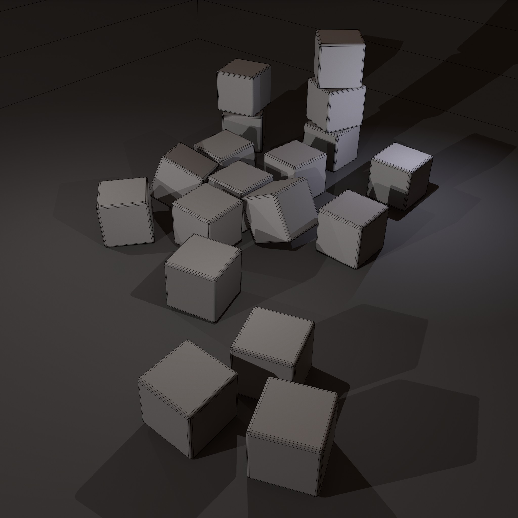 Dice Packages Free 3D Model by Get Dead Entertainment