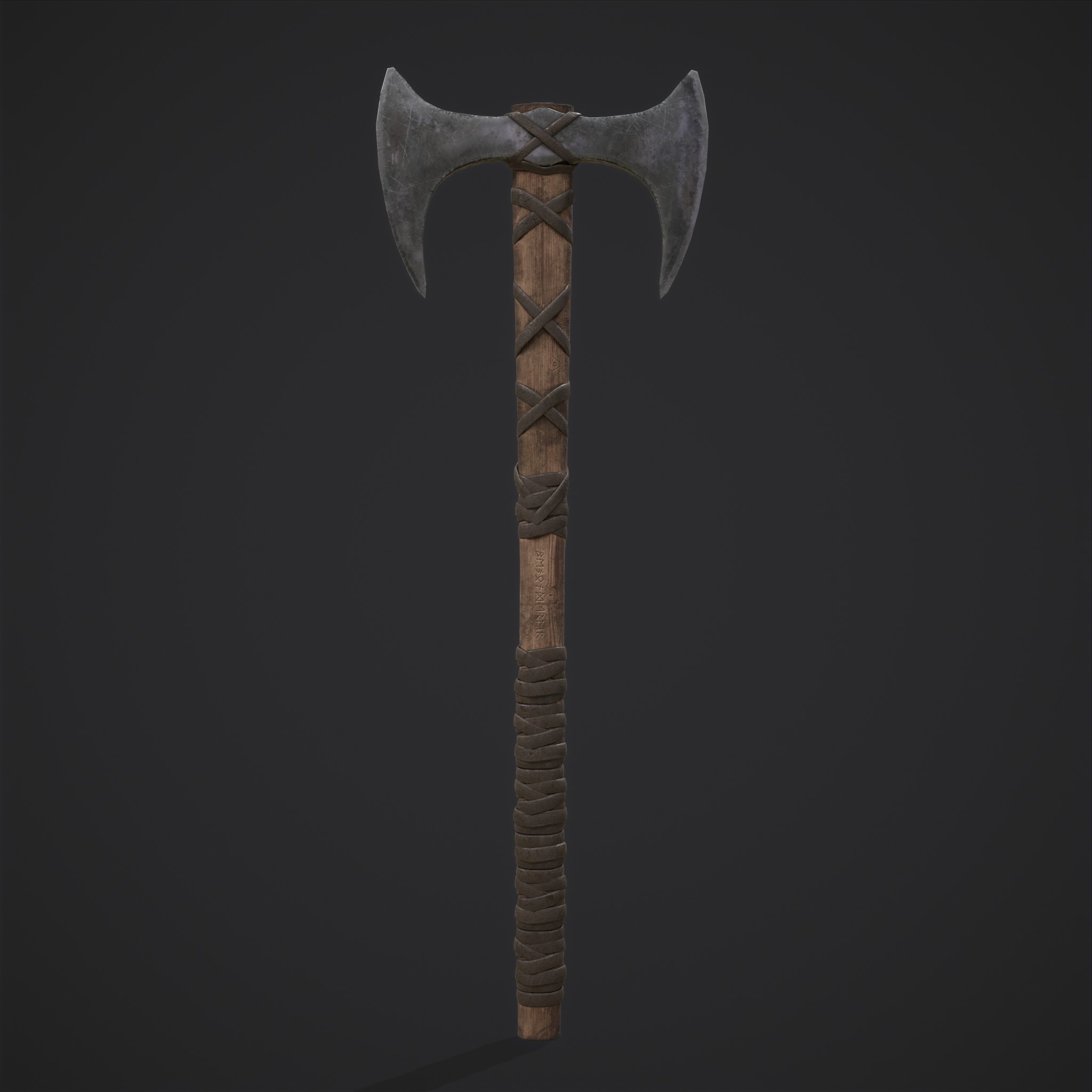 Double Sided Axe 3D Model by Get Dead Entertainment