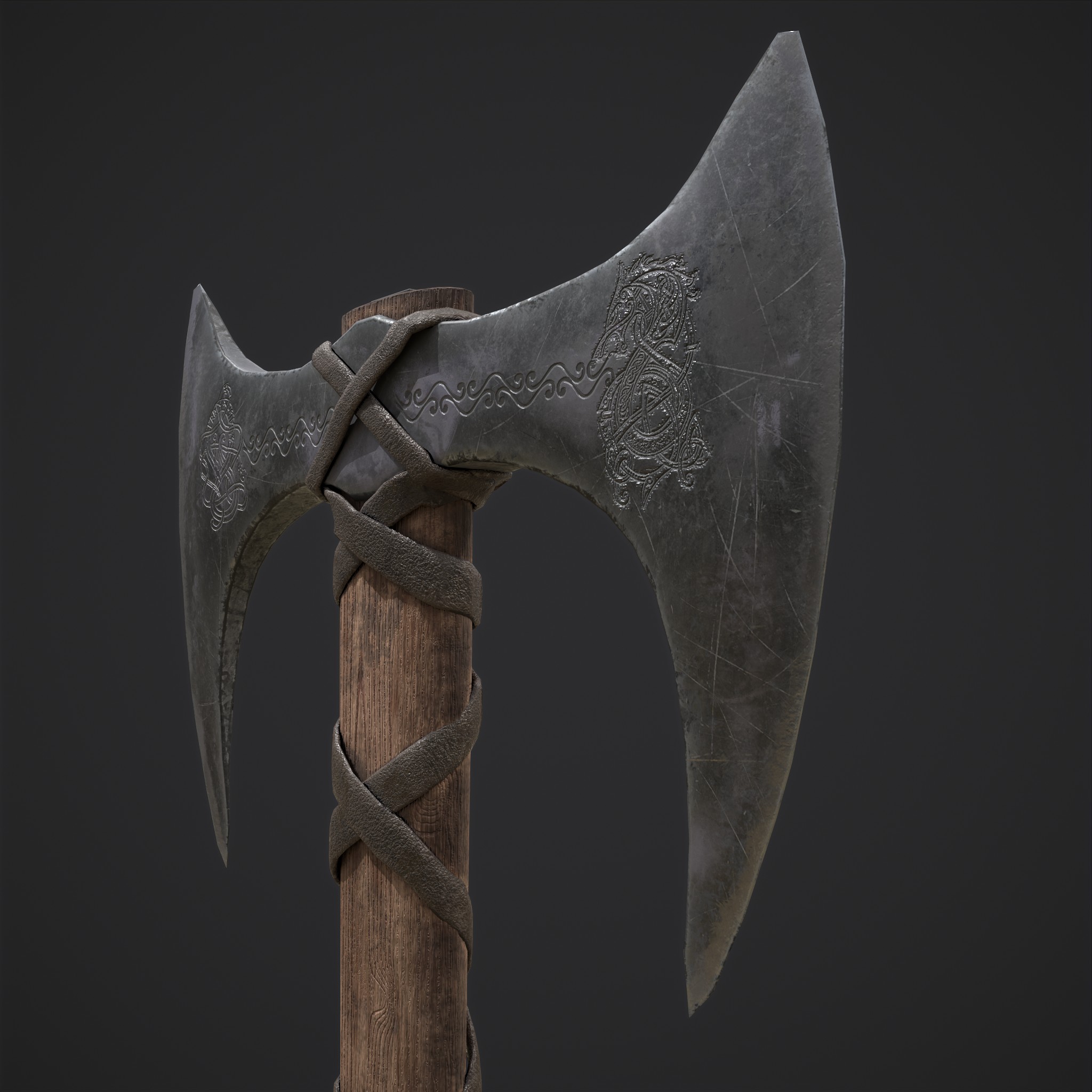 Double Sided Ax 3D Model by Get Dead Entertainment